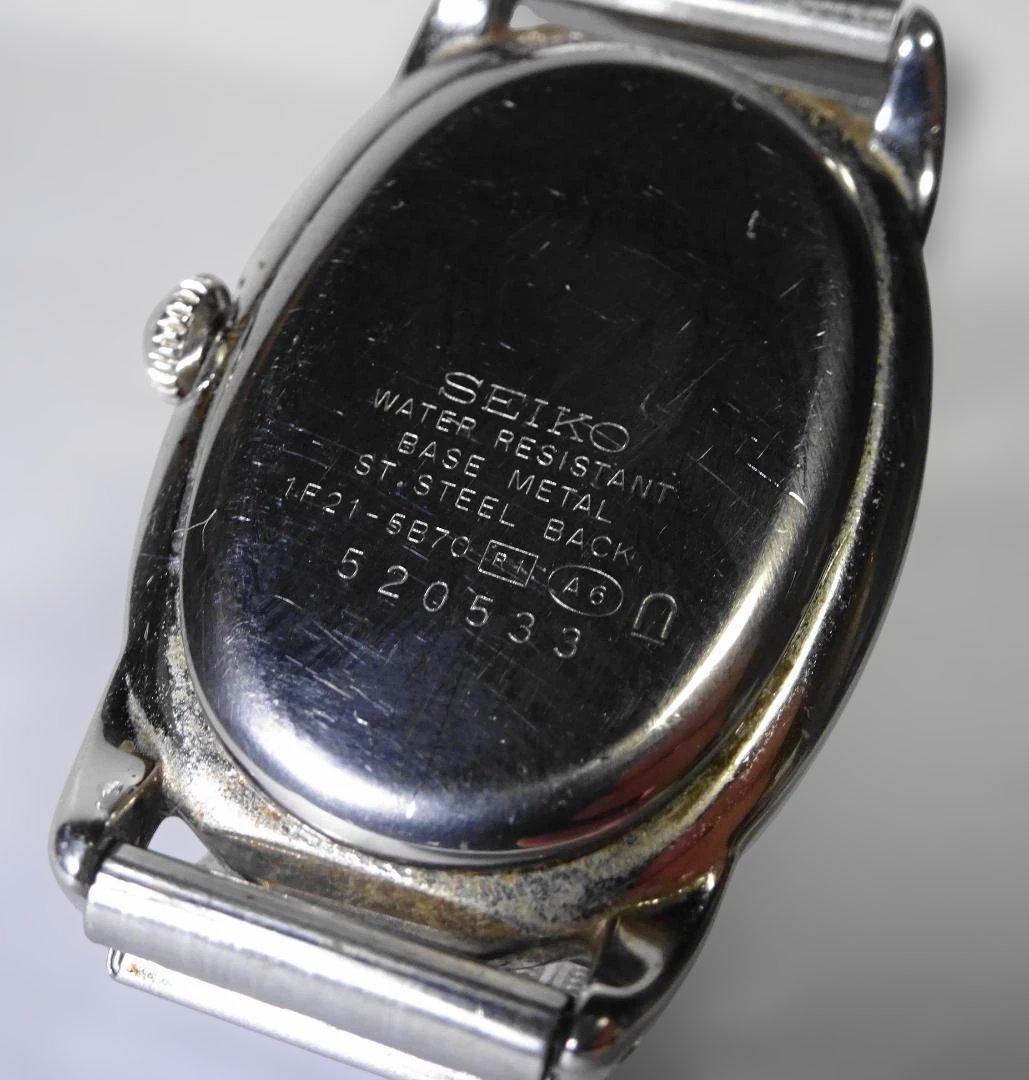 動作品 SEIKO NOIE 1F21-5B70 クォーツ セイコー 腕時計