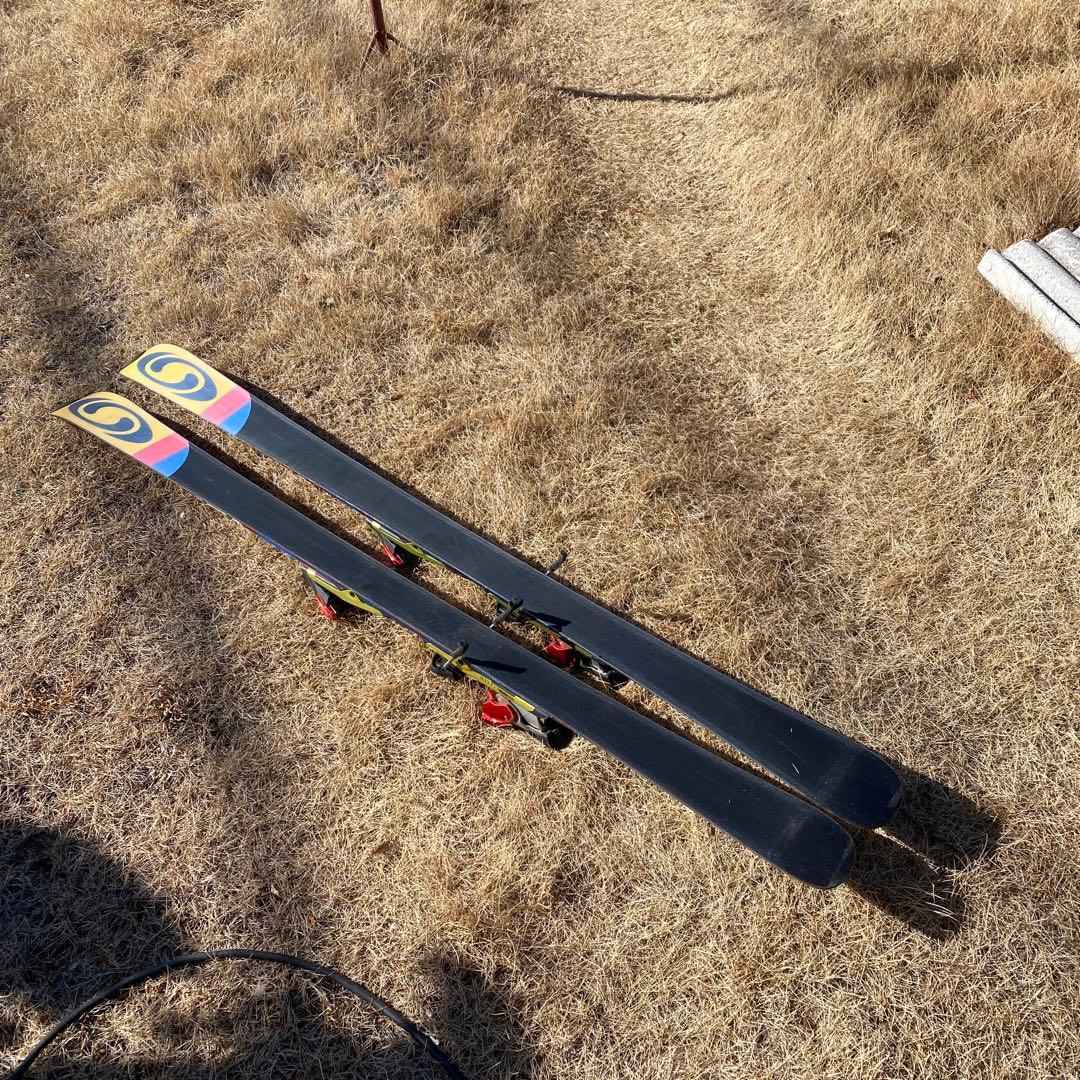 SALOMON CROSSMAX10 L160 スキー板 赤/青/白