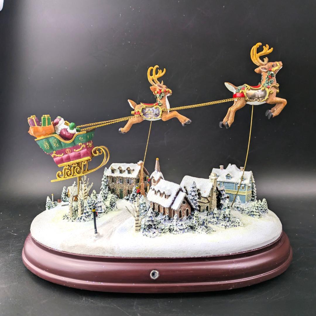 限定品 トーマスキンケード オルゴール サンタ オン ウェイ 箱・ 証明書付