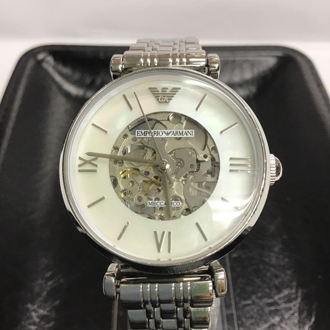 ❣️Emporio Armani❣️エンポリオアルマーニ　手巻き スケルトン腕時計