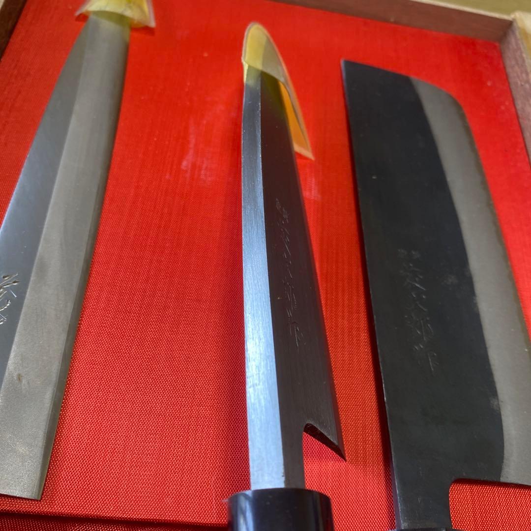 本日限定値下げ　ビンテージ 藤次郎 特選 本職用御料理包丁 3本　セット