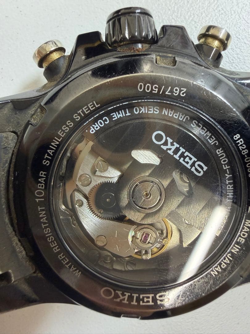 つ*ん様 セイコー ブライツ 8R28-00J0限定267/500 自動巻き 稼
