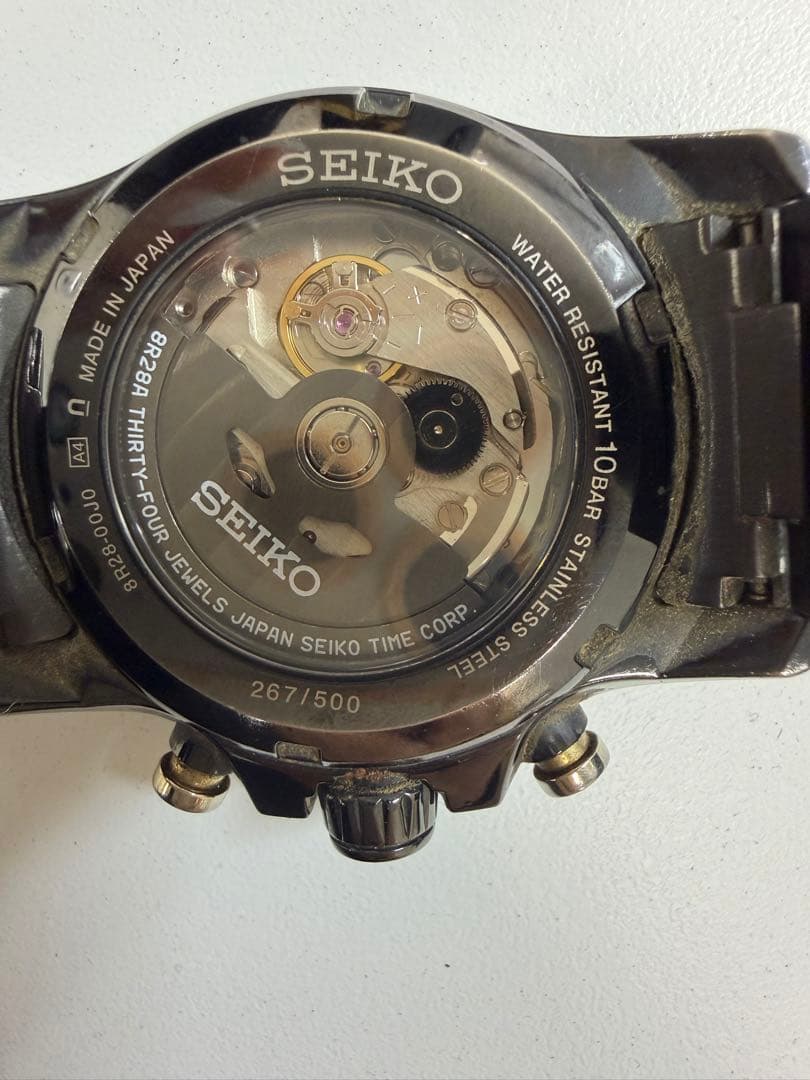 つ*ん様 セイコー ブライツ 8R28-00J0限定267/500 自動巻き 稼