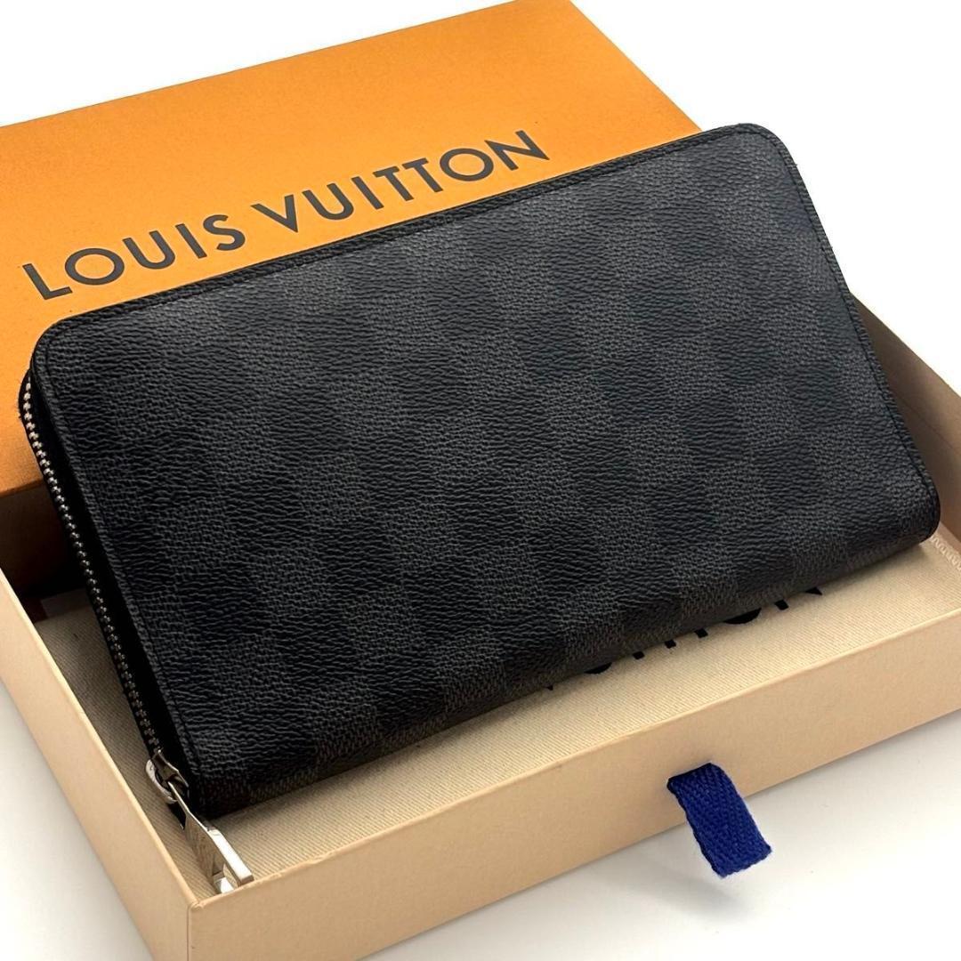 【最高級美品】ルイヴィトン ダミエグラフィット ジッピーオーガナイザー 長財布