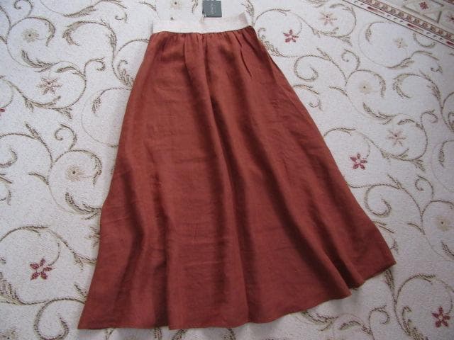 未使用品★オニールオブダブリン*リネン・ロング・スウィングスカート♪お勧め