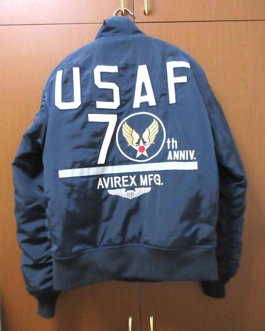 Avirex アメリカ空軍70周年記念 タイプ MA-1 フライトジャケット　M