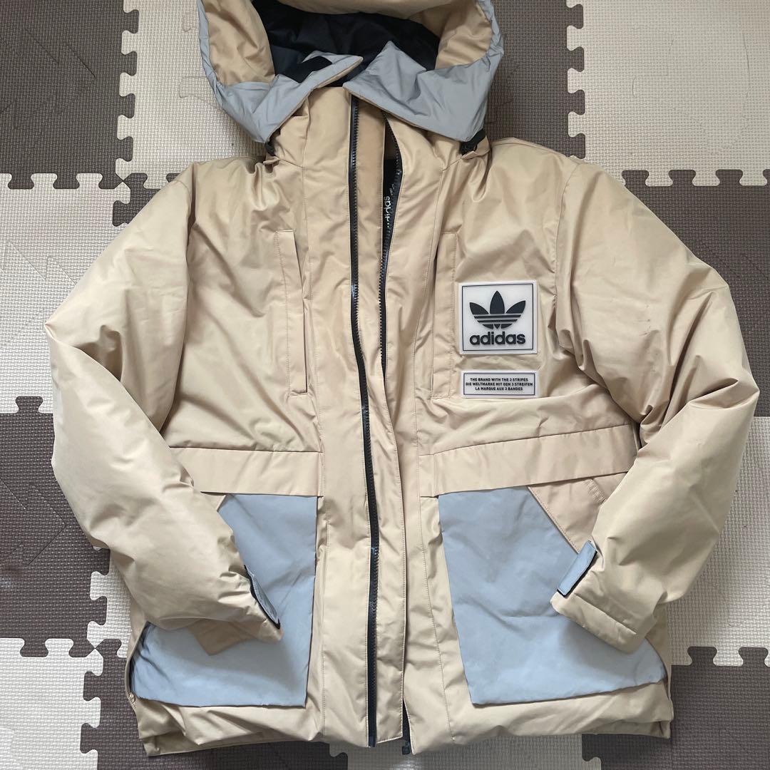 adidas プライムグリーン 3ストライプジャケット L