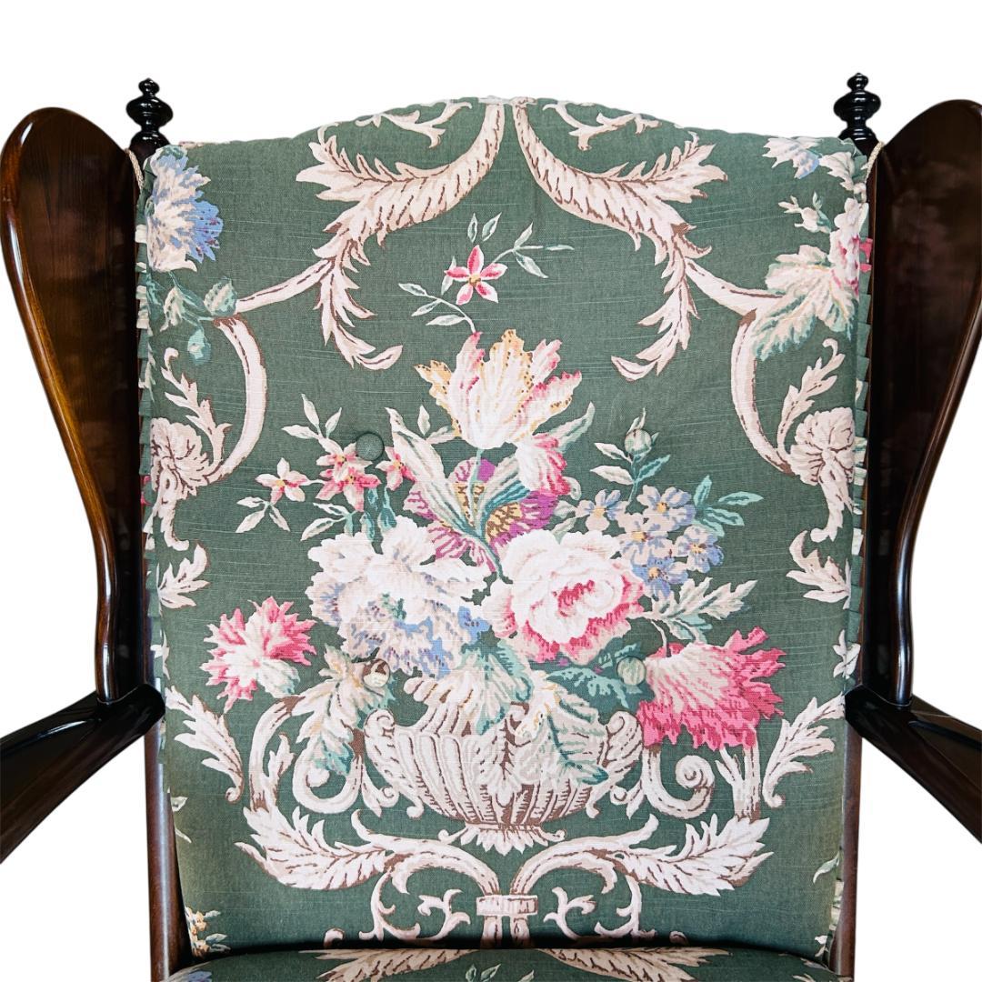 カリモク ロッキングチェア RC6002GK ブナ材 両ウイング ハイバック