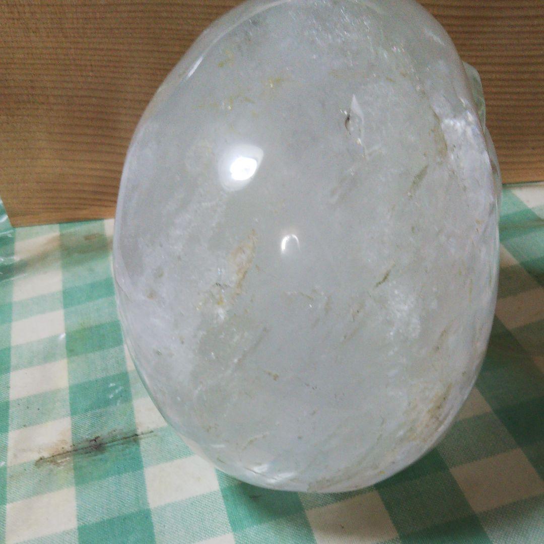 天然水晶 ドクロ 置物 サイズ大