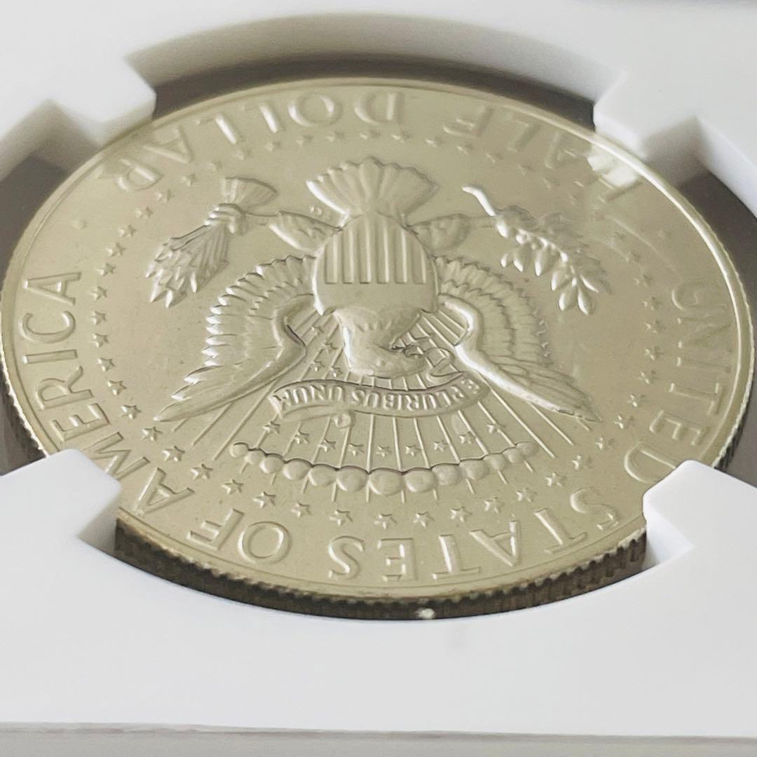 1969 アメリカ　ハーフダラー　銀貨　ケネディ　NGC PF 69 CAMEO
