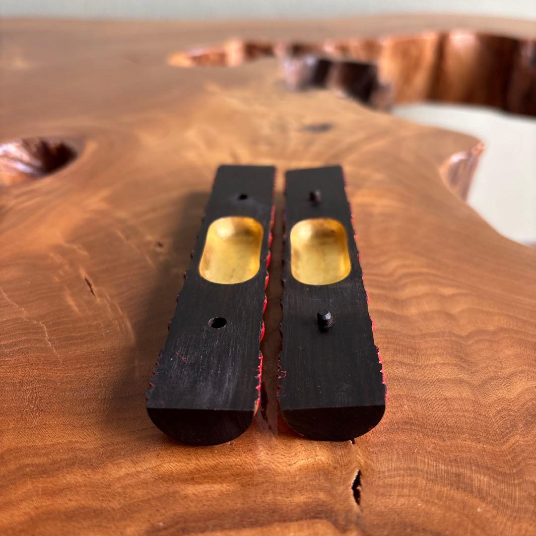 笛香合 小林幸清造 木工芸 茶道具 共箱