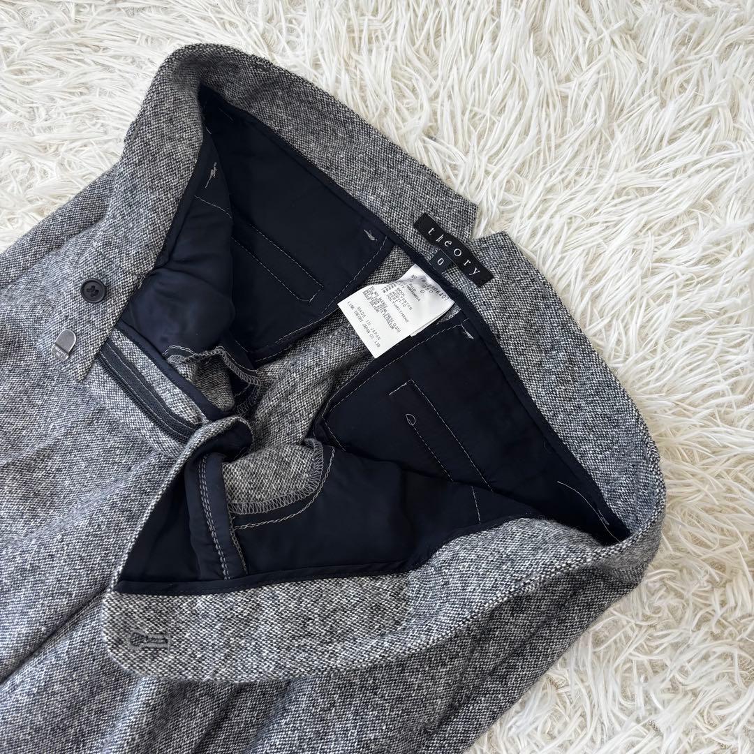 Theory✨パンツセットアップ　ツイード　2B 秋冬生地　ビジネススーツ　M