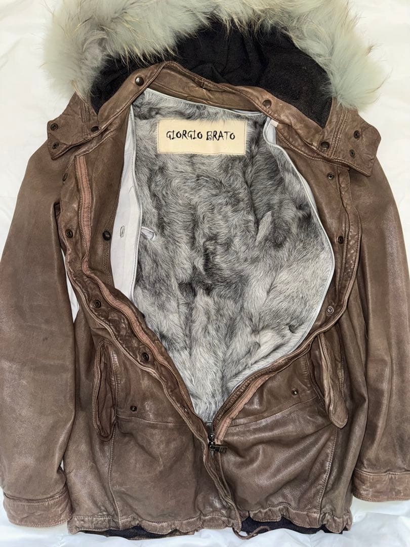 希少Giorgio Brato レザーコート y2k Archive