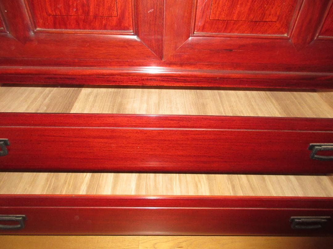 昭和レトロ　和ダンス　着物収納　天然木かりん　家具