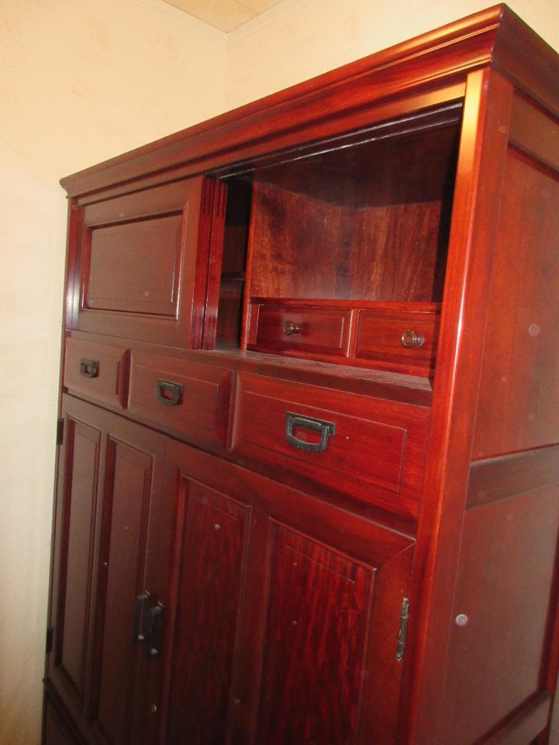 昭和レトロ　和ダンス　着物収納　天然木かりん　家具