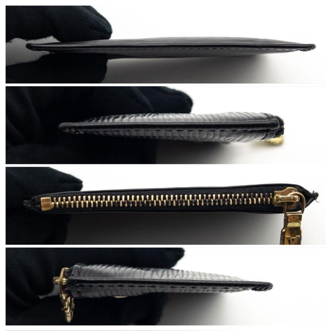 【極美品】ルイヴィトン　ポシェットクレ　エピ　ケース　小銭入れ　黒