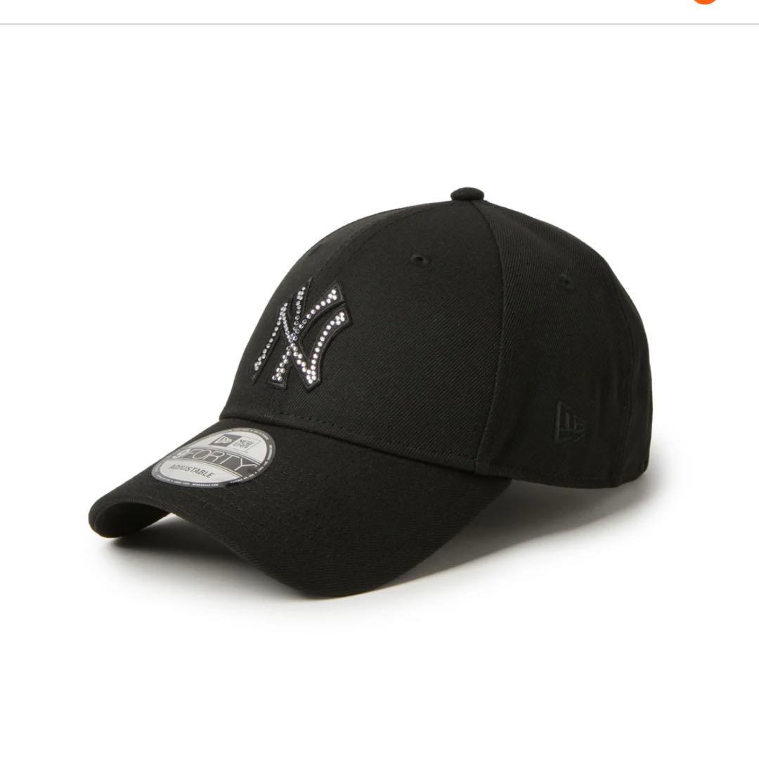 9FORTY newera ニューエラ ラインストーン ブラック キャップ