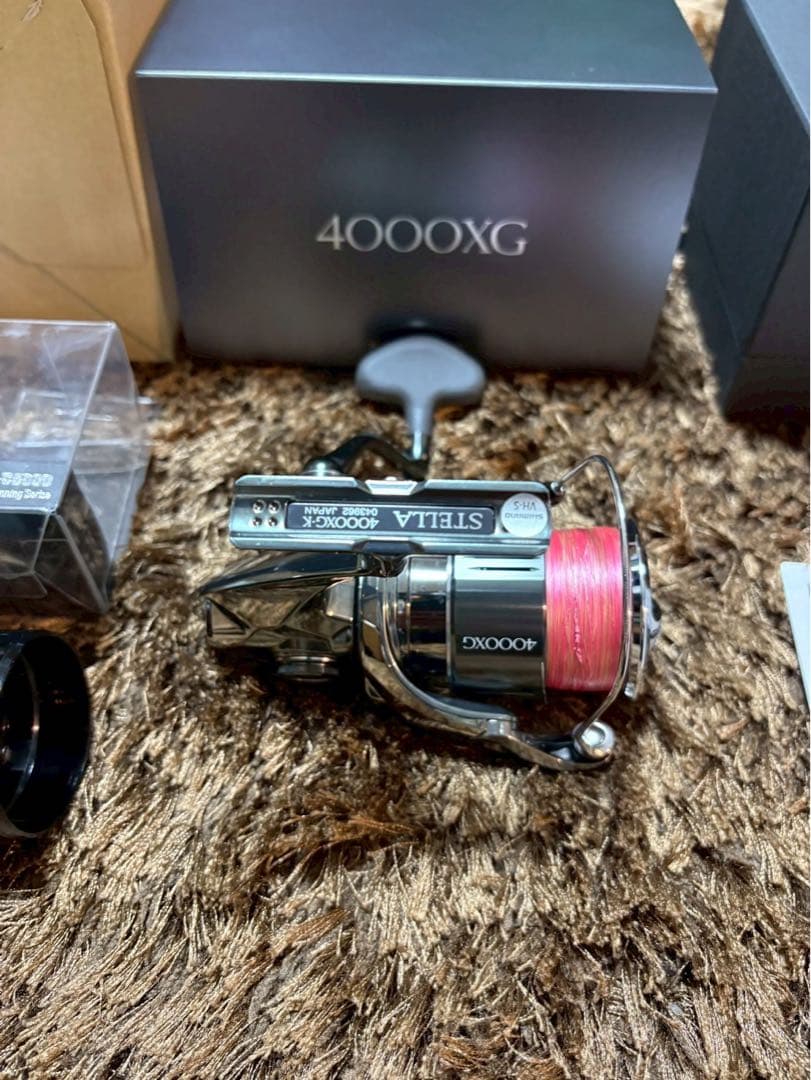 シマノ 22ステラ 4000XG SHIMANO スピニング　夢屋スプールセット