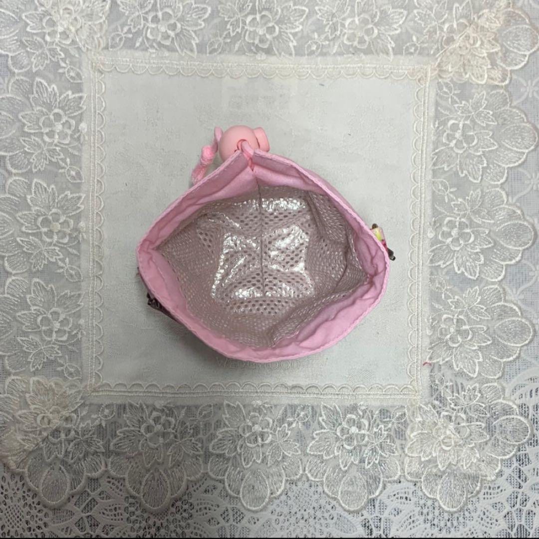 ペットボトルカバー　ミニ　くまちゃんとプレゼント　本革持ち手　ハンドメイド