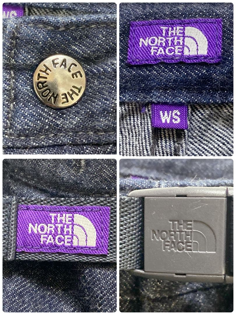 ザ ノースフェイス　パープルレーベル／デニムワイドテーパード　WS　インディゴ