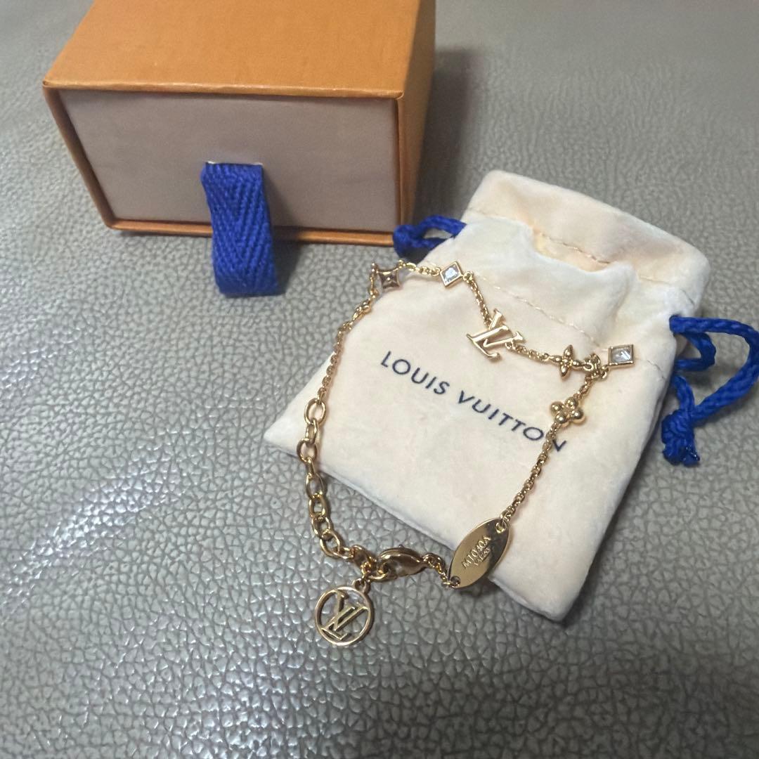 LOUIS VUITTON ゴールド ブレスレット　団子白たまさん