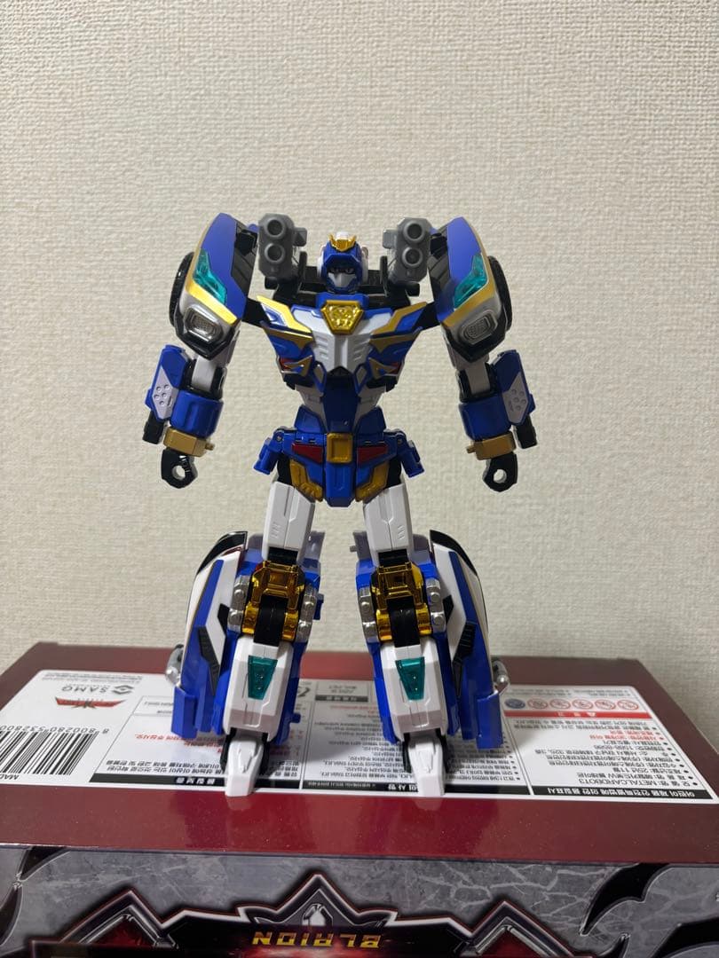 メタルカードボットW グランブルーレオン　ブレイオン&ブルーコップW