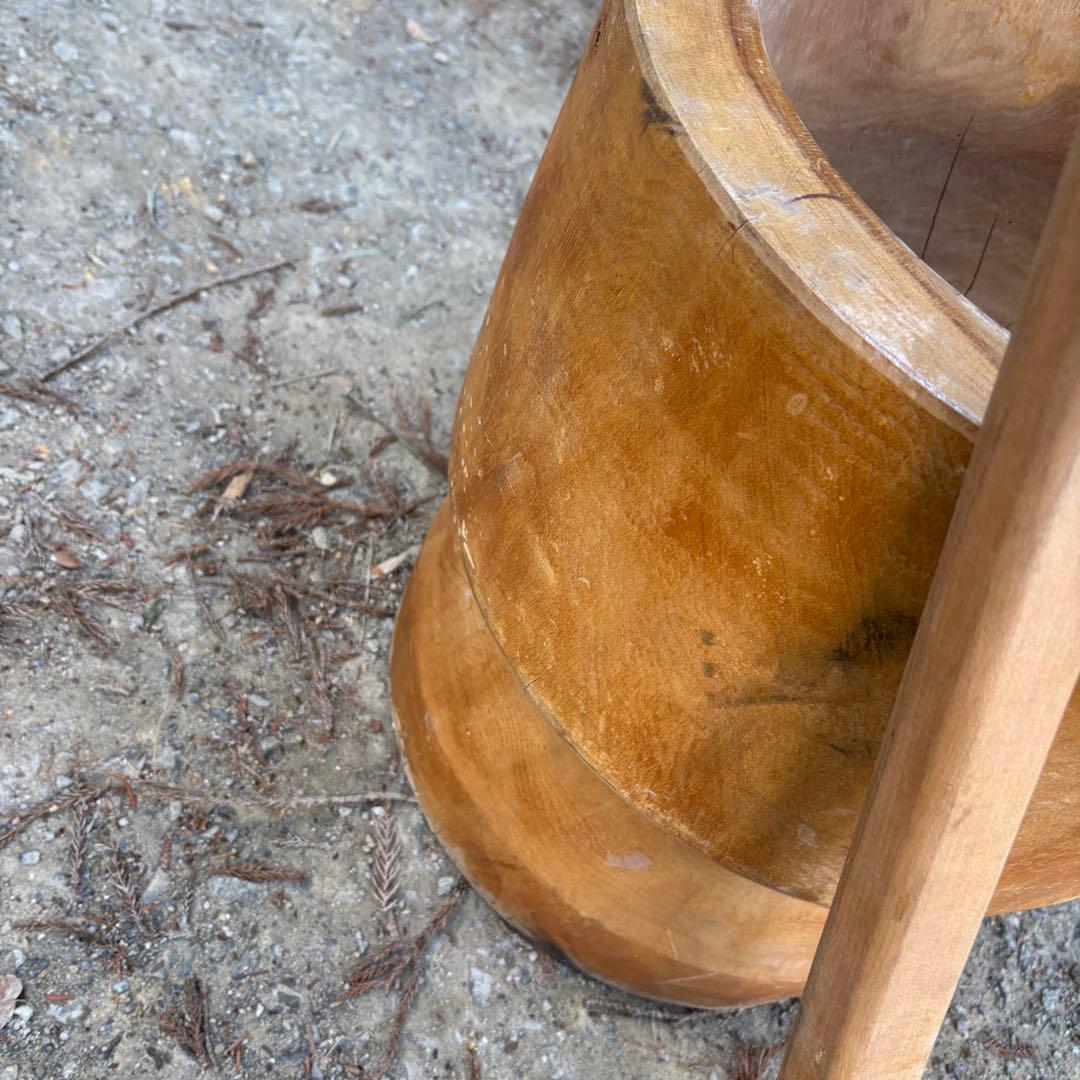 臼 天然木 木製品 餅つき 杵 きね