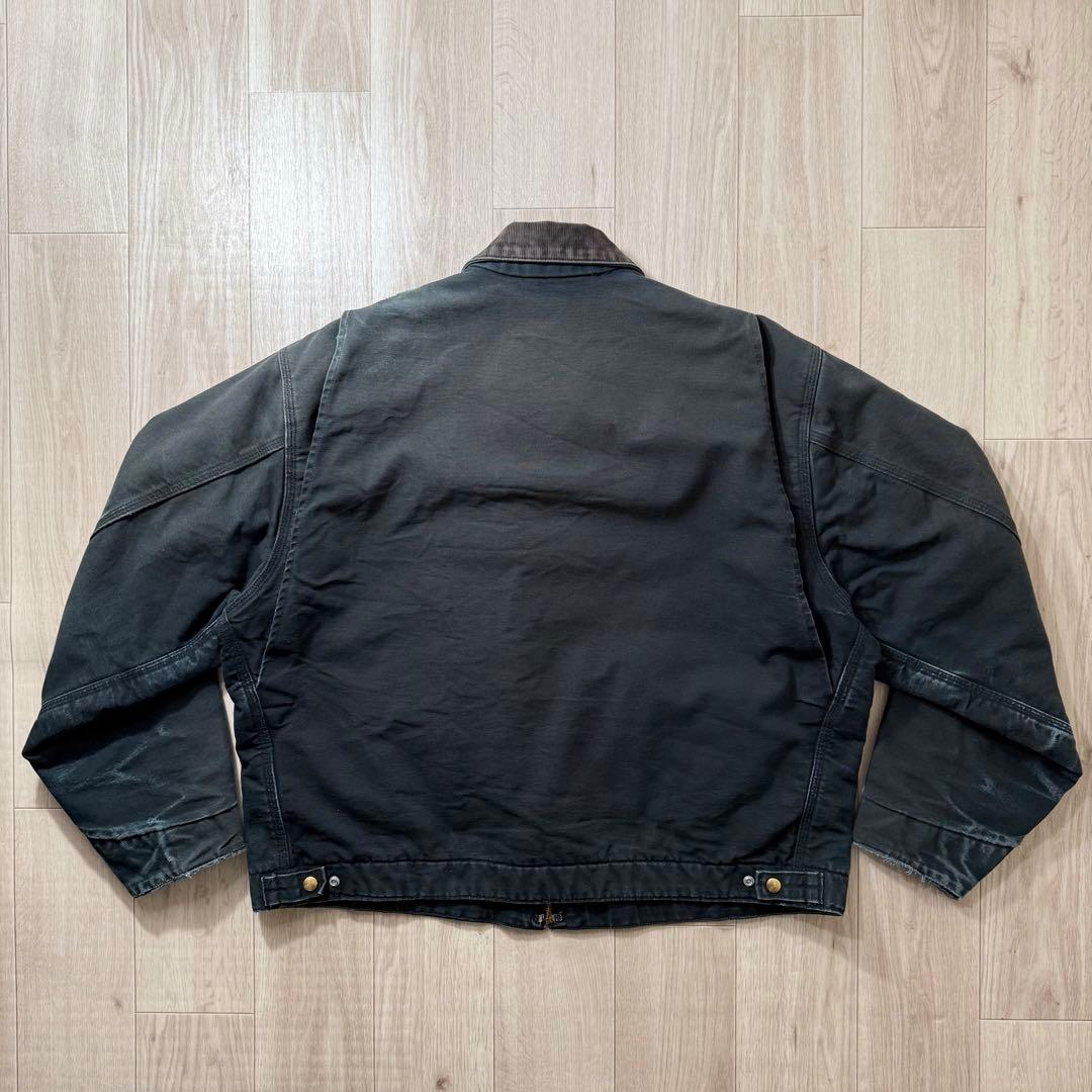 USA製！Carhartt デトロイトジャケット 50 ブラック J01BLK