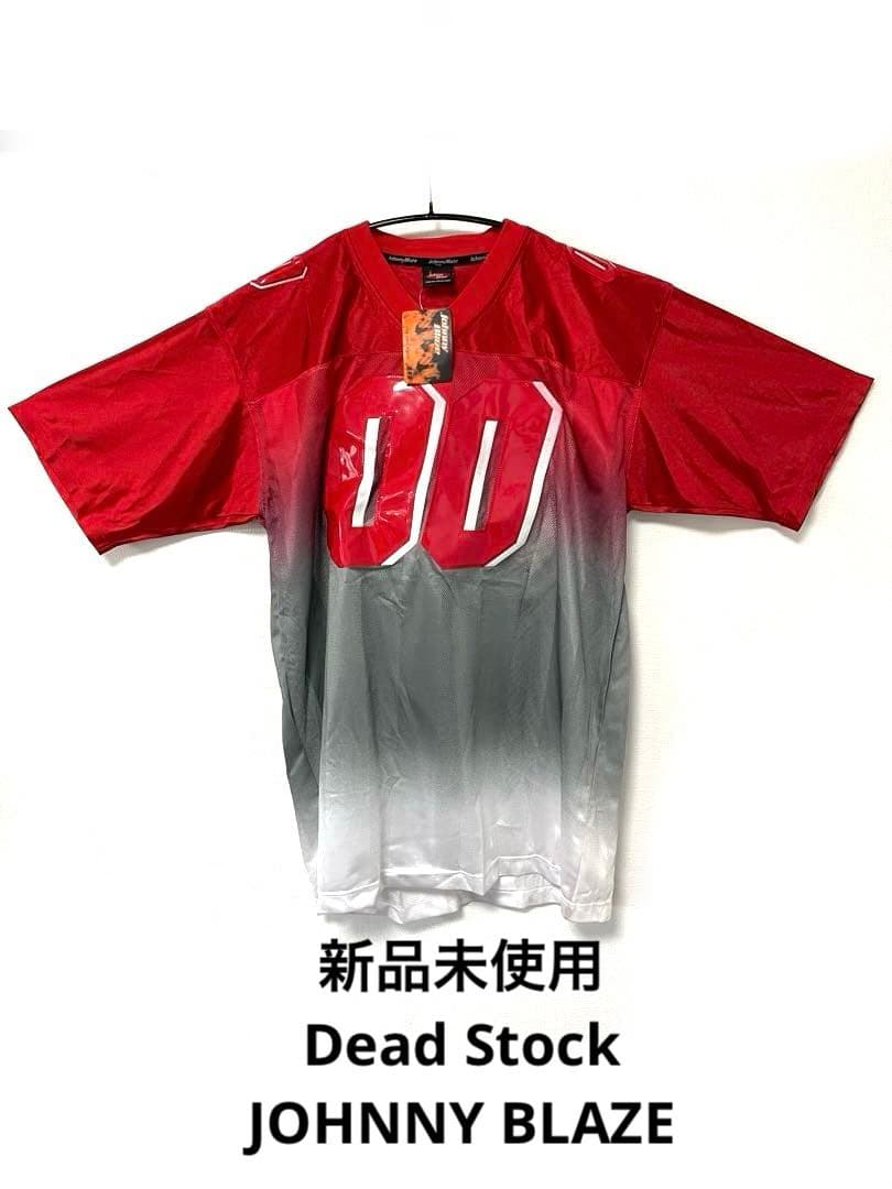 90s デッドストック JOHNNY BLAZE ゲームシャツ　Y2K