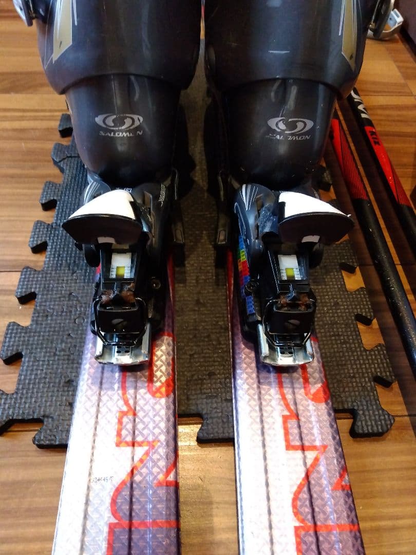 【ハイエンド】SALOMON/学生・メンズ用/スキーセット/メンテ・WAX済み✔