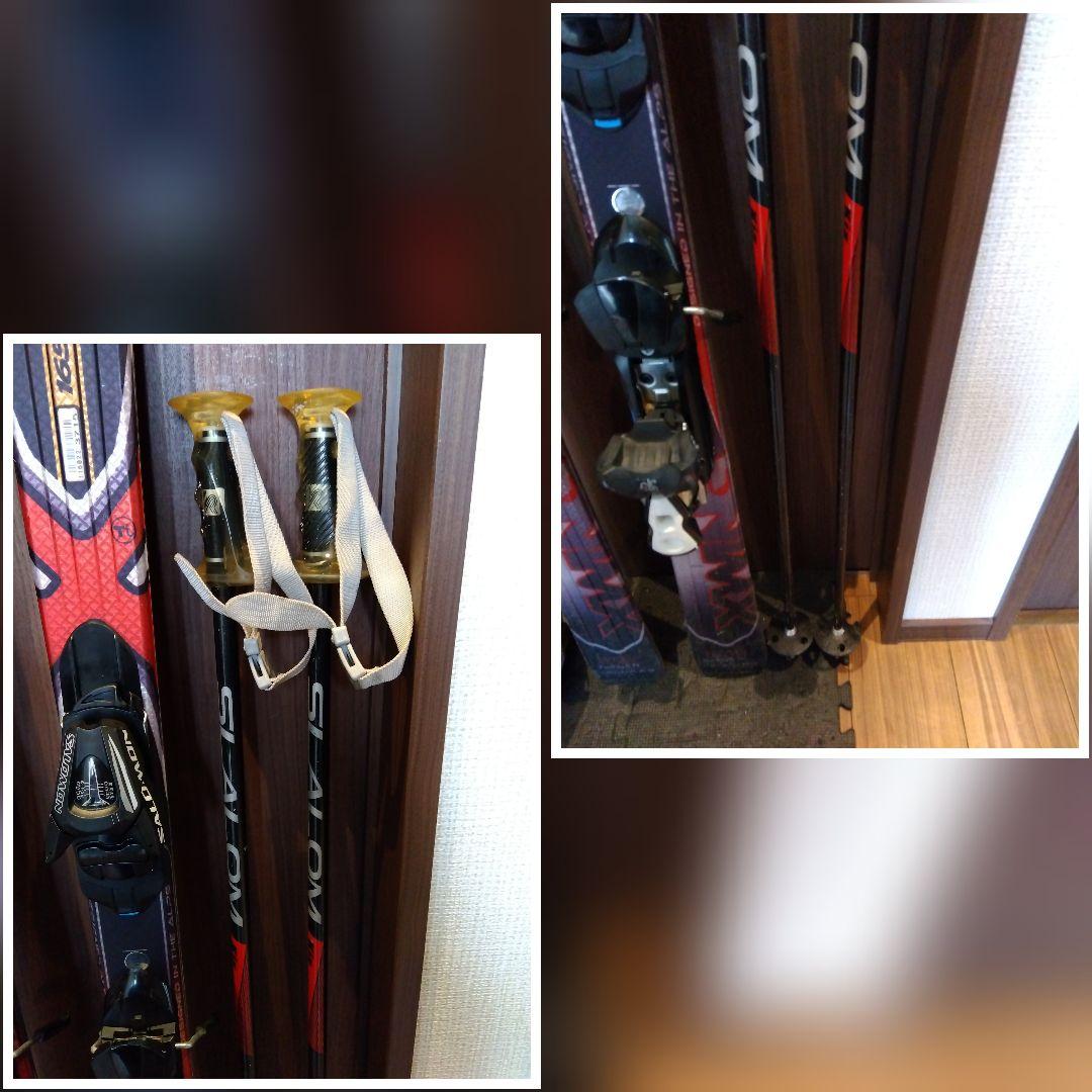 【ハイエンド】SALOMON/学生・メンズ用/スキーセット/メンテ・WAX済み✔