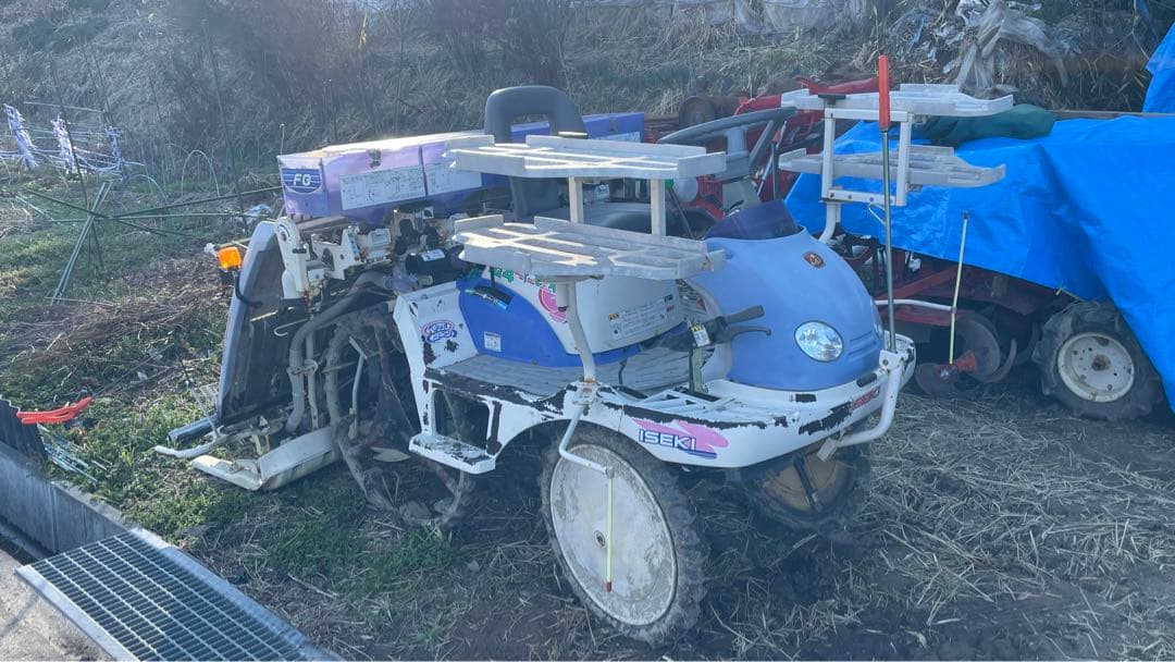 イセキ 田植機 pq4-df 施肥機付 訳あり 値下げ前提 来シーズン早い備えを