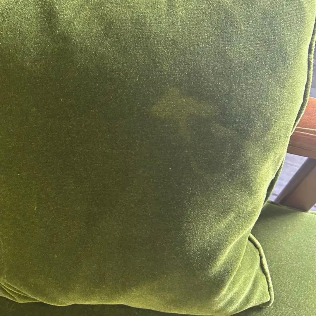 オリーブグリーン ミッドセンチュリーソファ