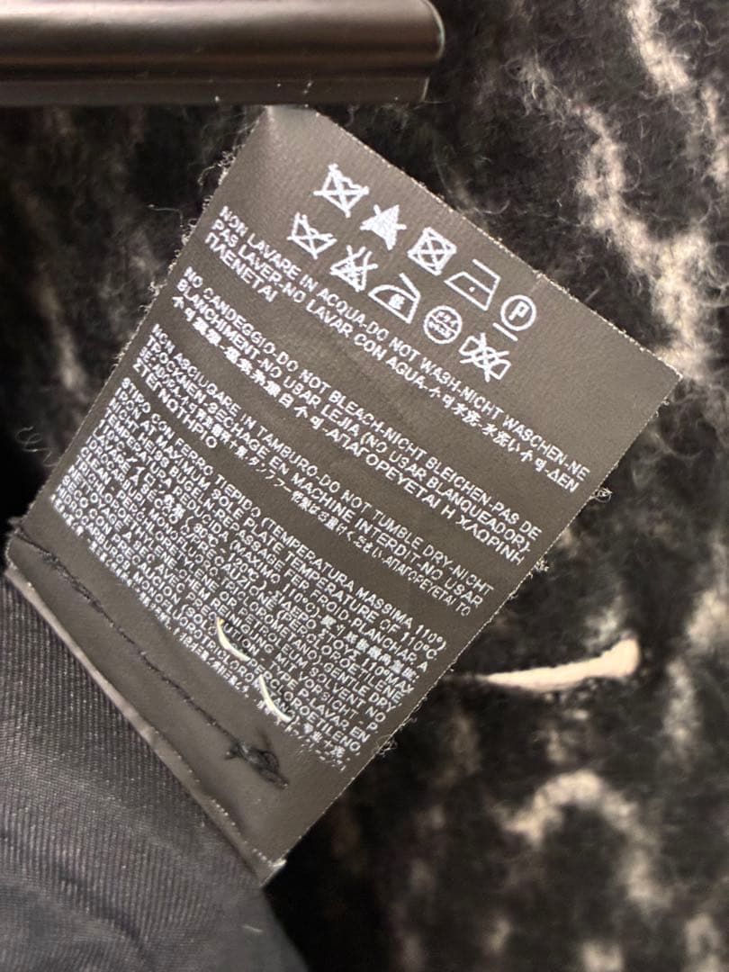 SAINT LAURENT ウール アルパカ ロングコート 9号相当 イタリア製