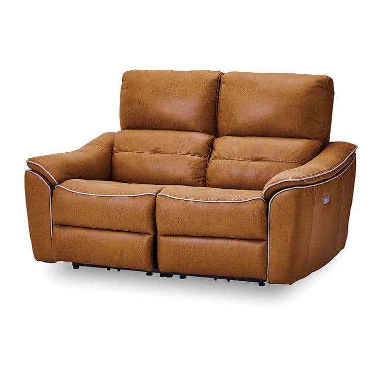 【最終値下げ_送料込】関家具 バッジオ 電動リクライニングソファ 2人掛け