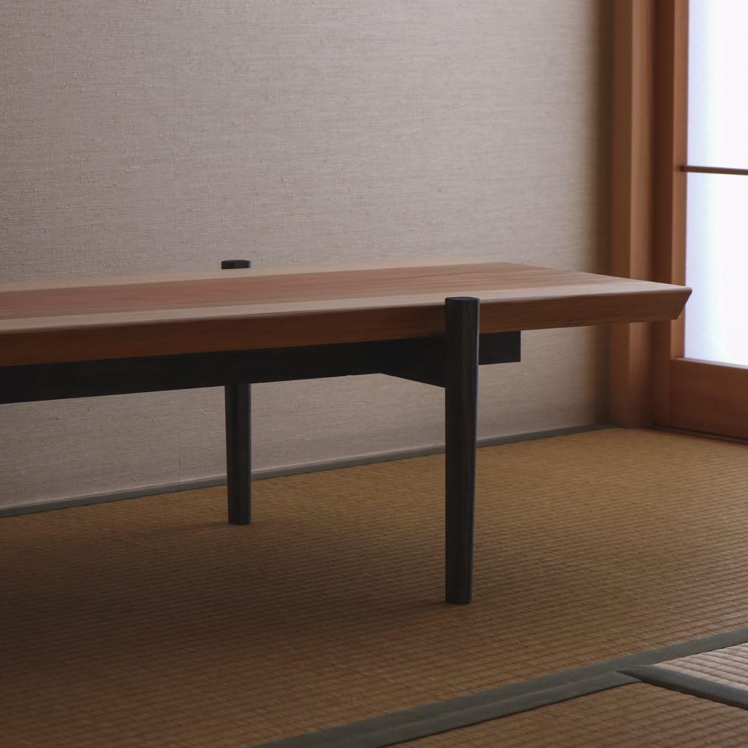 杉の黒脚ローテーブル 其の２