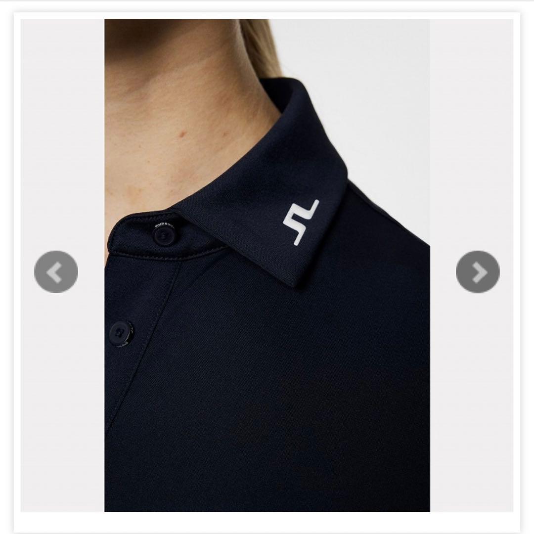 【新品未使用タグ付き】ジェイリンドバーグ ゴルフワンピース ネイビーポロシャツ