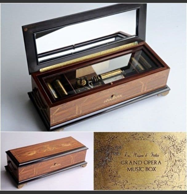 リュージュ 51弁 シリンダー５本 交換式オルゴール