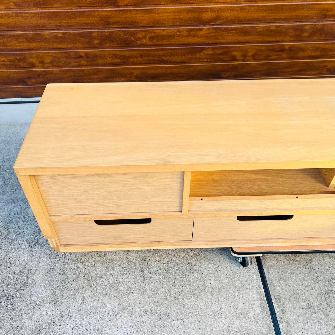 美品 カリモク テレビボード HU7288 オーク 購入価格34万