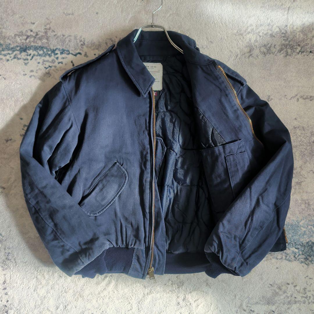 80s ALPHA アルファ セキュリティジャケット A-2 USA製 短丈