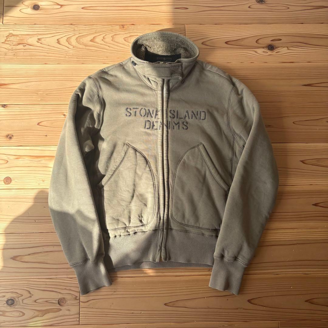 STONE  07AW ジップアップジャケット ミリタリー L
