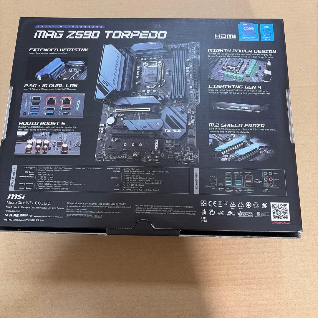 MSI MAG Z590 TORPEDO マザーボード