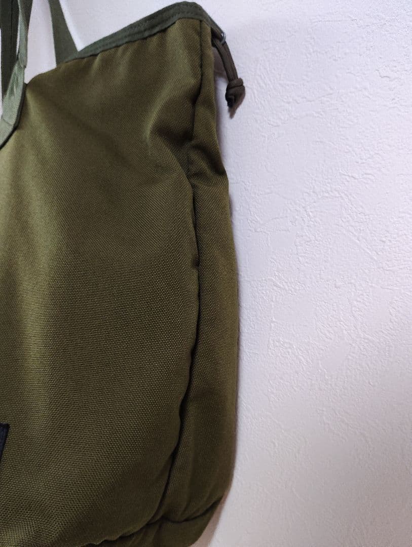 MIS オリーブグリーン トートバッグ USED