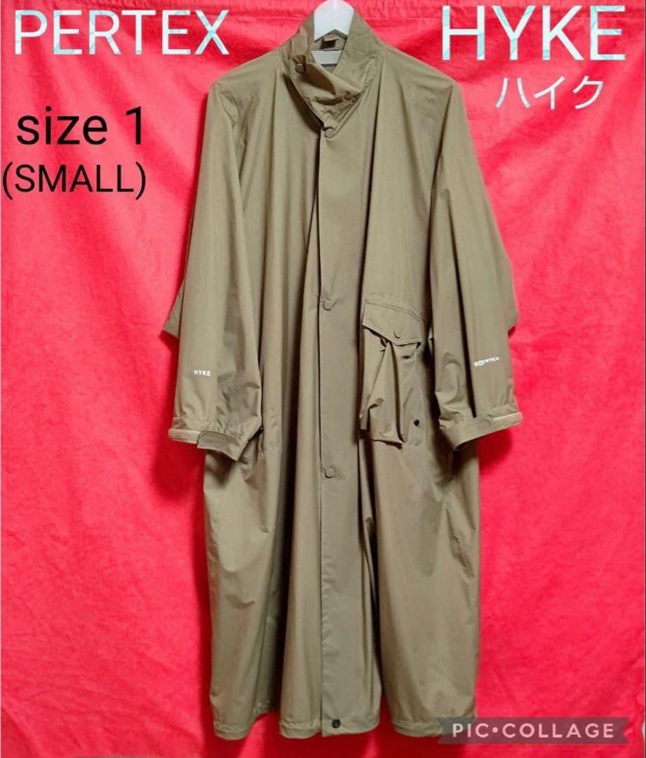 HYKE PERTEX MILITALY COATコート サイズ1 ベージュ