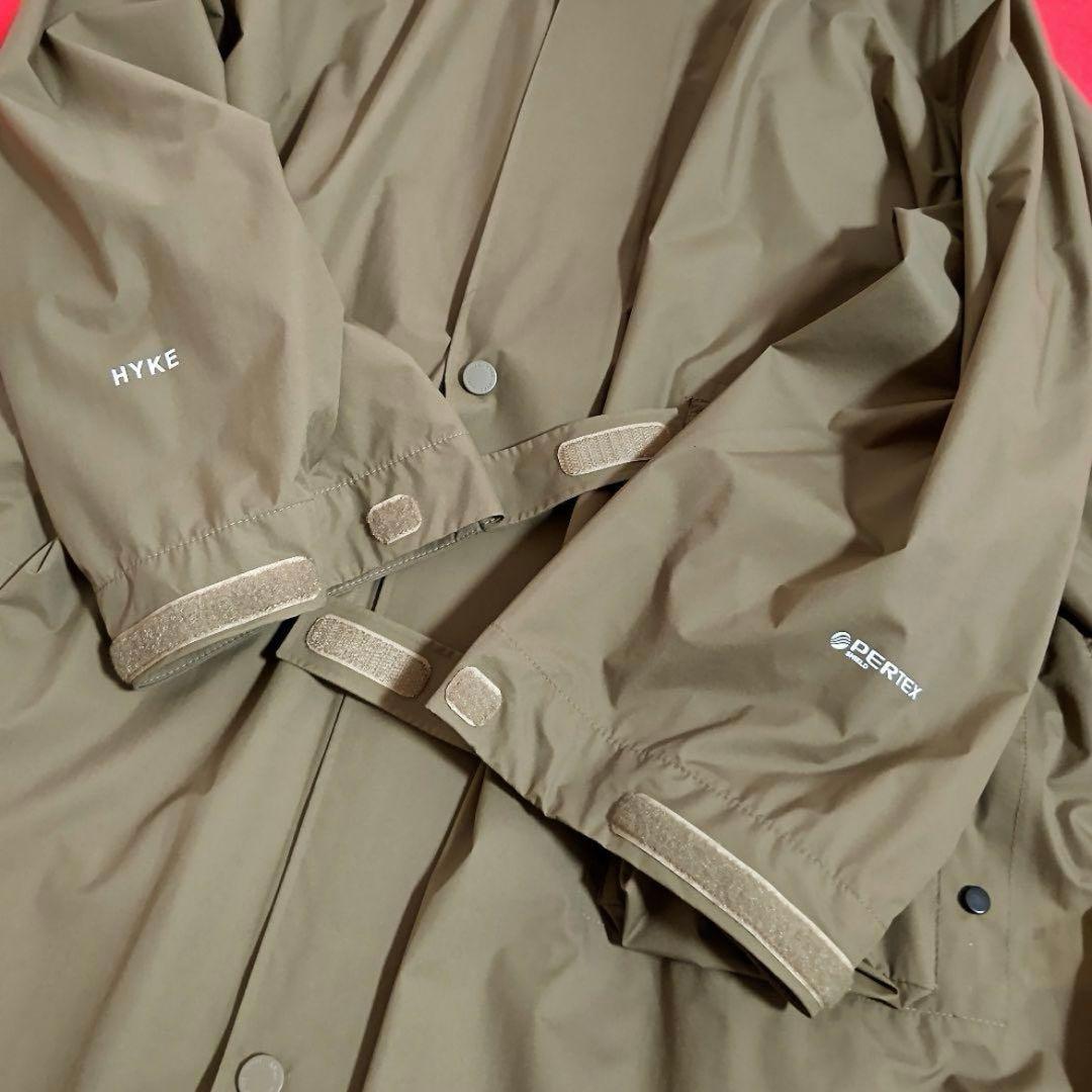 HYKE PERTEX MILITALY COATコート サイズ1 ベージュ