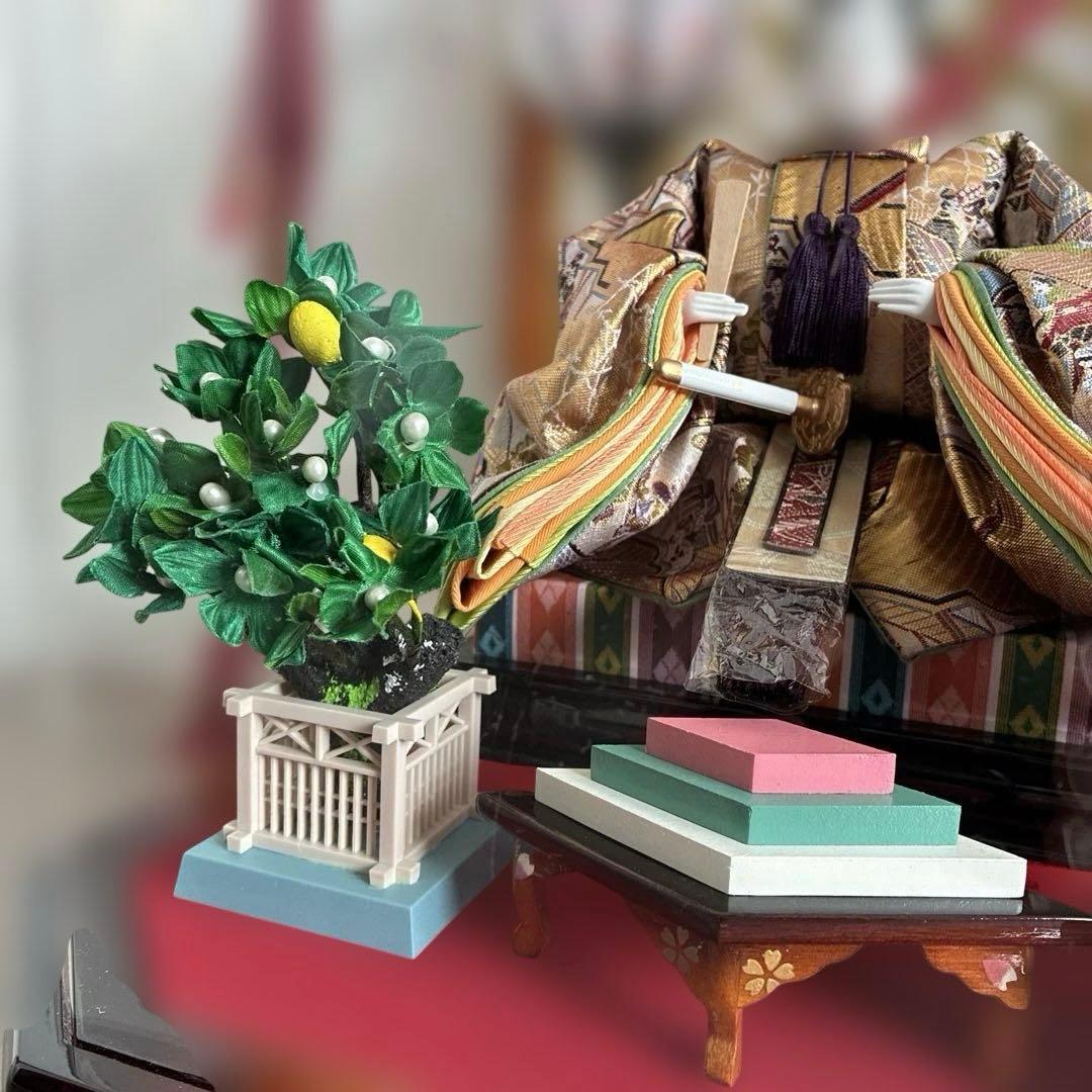 藤翁作 けんらん親王飾 アクリルケース入り 雛人形