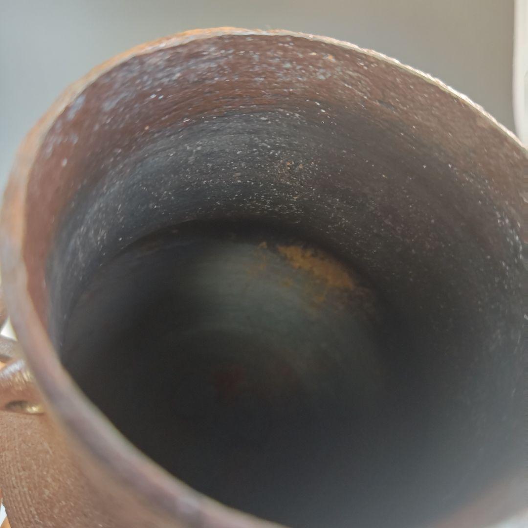 イ893 茶釜『釜師　菊地政光』『車軸釜　共箱　』鉄釜　茶道具