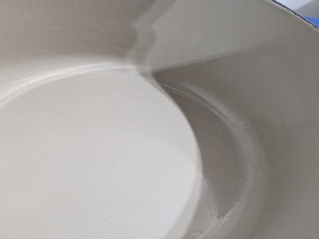 ル・クルーゼ　Le　Creuset　オーバル　ブルー　25cm