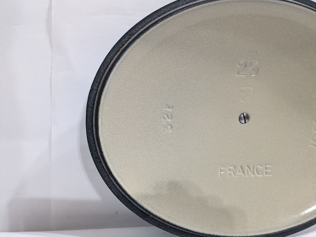 ル・クルーゼ　Le　Creuset　オーバル　ブルー　25cm