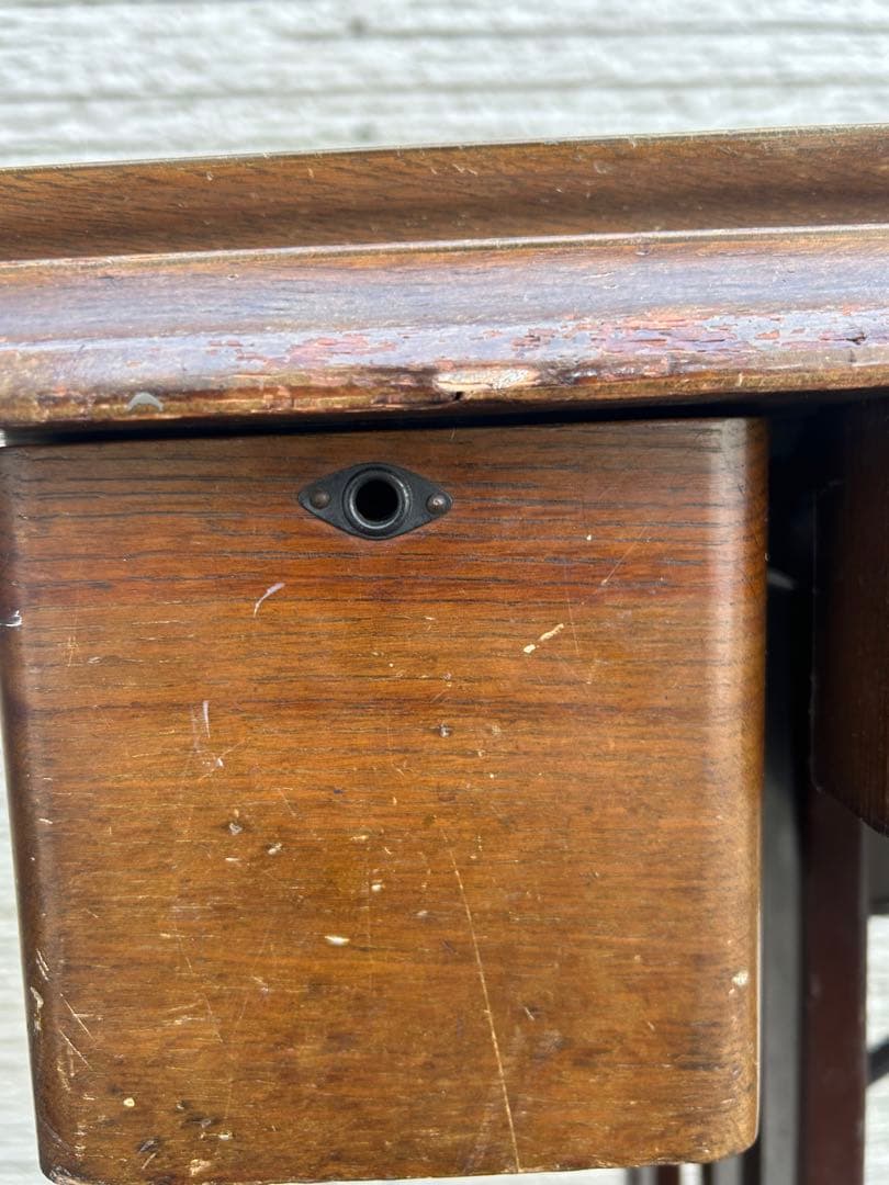 アンティークミシン　ジャノメ　足踏み　台付　ヴィンテージ